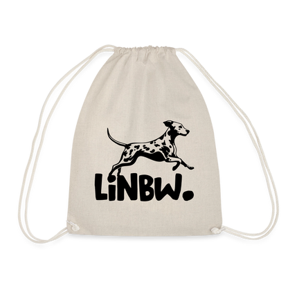 LiNBW. Turnbeutel Black Edition - Natur