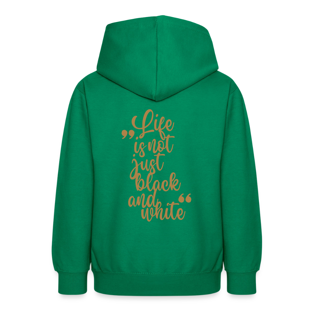 LiNBW. Crew Hoodie Life is not just black and white Edition Brown - LiNBW.
