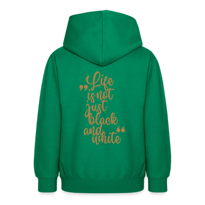 LiNBW. Crew Hoodie Life is not just black and white Edition Brown - LiNBW.