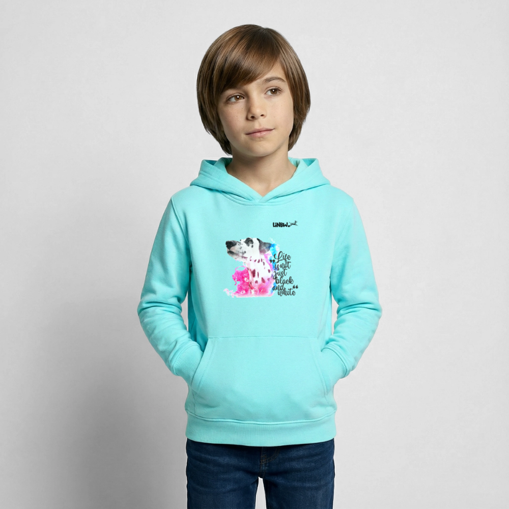 Boa's Hoodie Splash Life is not just black and white Edition Black - LiNBW.