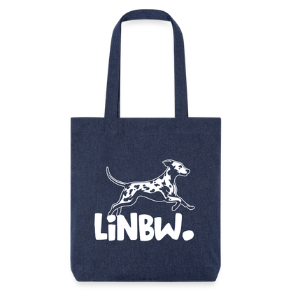 LiNBW. Stoffbeutel White Edition - melange Blue