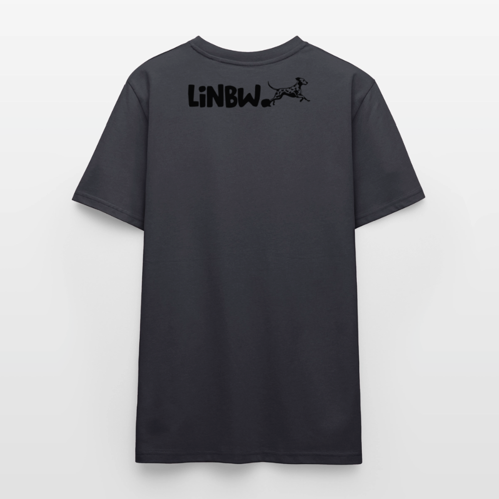Life is not just black and white Unisex T-Shirt Premium Black Edition - Dunkles Graublau