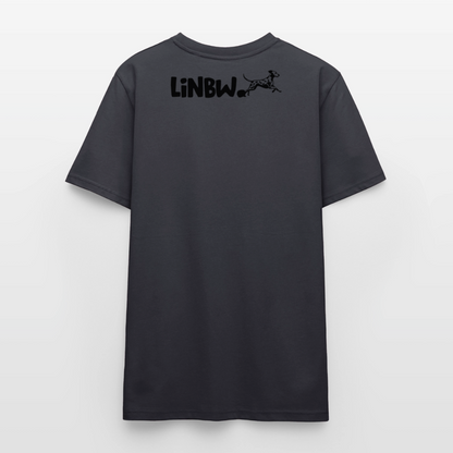 Life is not just black and white Unisex T-Shirt Premium Black Edition - Dunkles Graublau