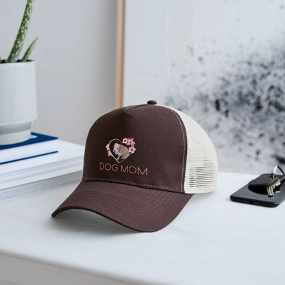 Luna´s Trucker Cap DOG MOM - Braun/Beige