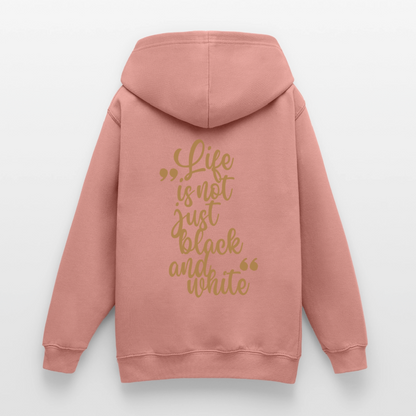 LiNBW. Crew Hoodie Life is not just black and white Edition Brown - LiNBW.