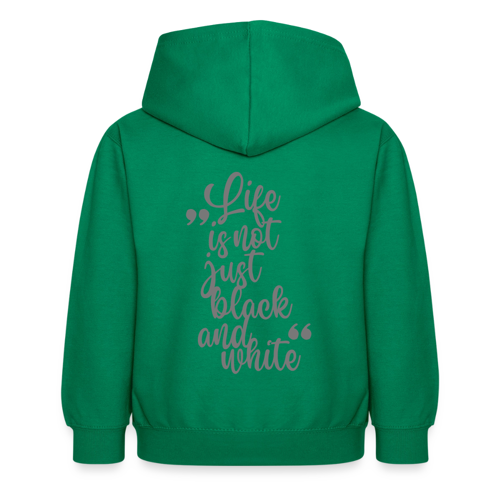LiNBW. Crew Hoodie Life is not just black and white Edition Grey - LiNBW.