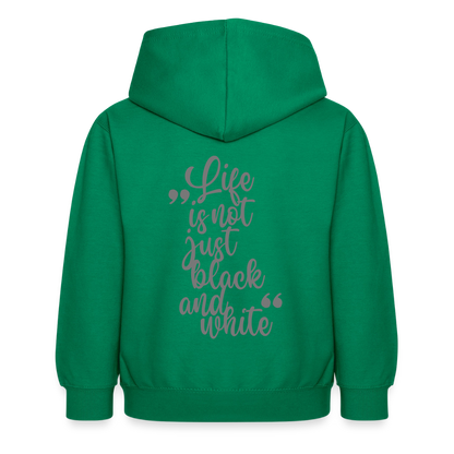 LiNBW. Crew Hoodie Life is not just black and white Edition Grey - LiNBW.