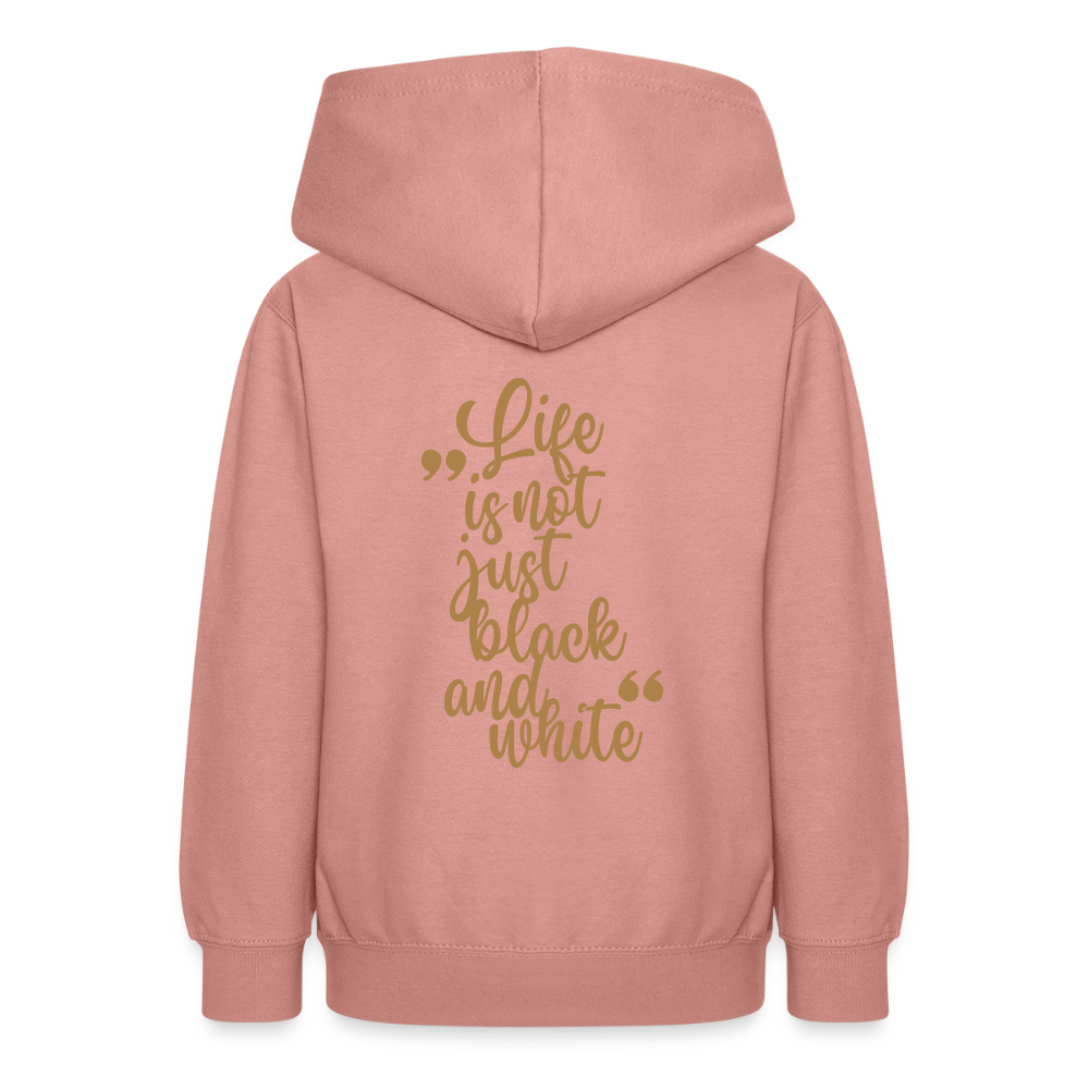 LiNBW. Crew Hoodie Life is not just black and white Edition Brown - LiNBW.
