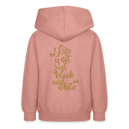 LiNBW. Crew Hoodie Life is not just black and white Edition Brown - LiNBW.