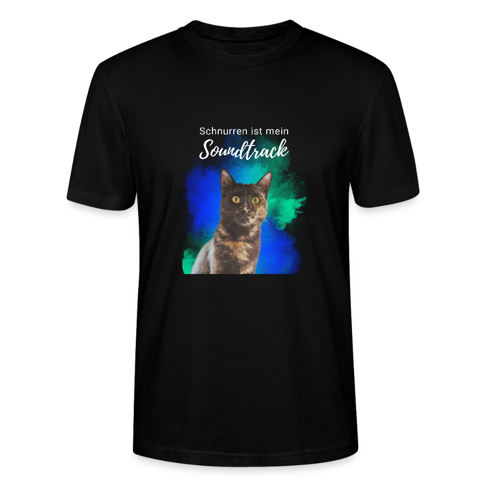 Nala's Unisex T-Shirt Premium Schnurren ist mein Soundtrack White Edition - Schwarz