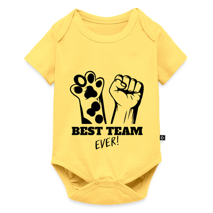 Best Team Ever Kurzarm-Body Black Edition - LiNBW.