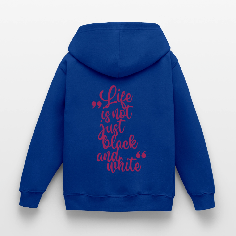 LiNBW. Crew Hoodie Life is not just black and white Edition Pink - LiNBW.