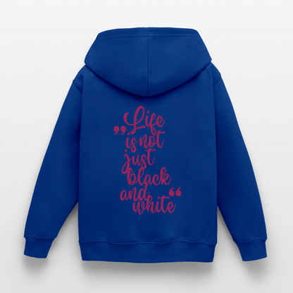LiNBW. Crew Hoodie Life is not just black and white Edition Pink - LiNBW.