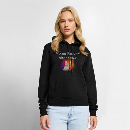 Pedro's Hoodie Stolzes Personal einer Katze White Edition - Schwarz