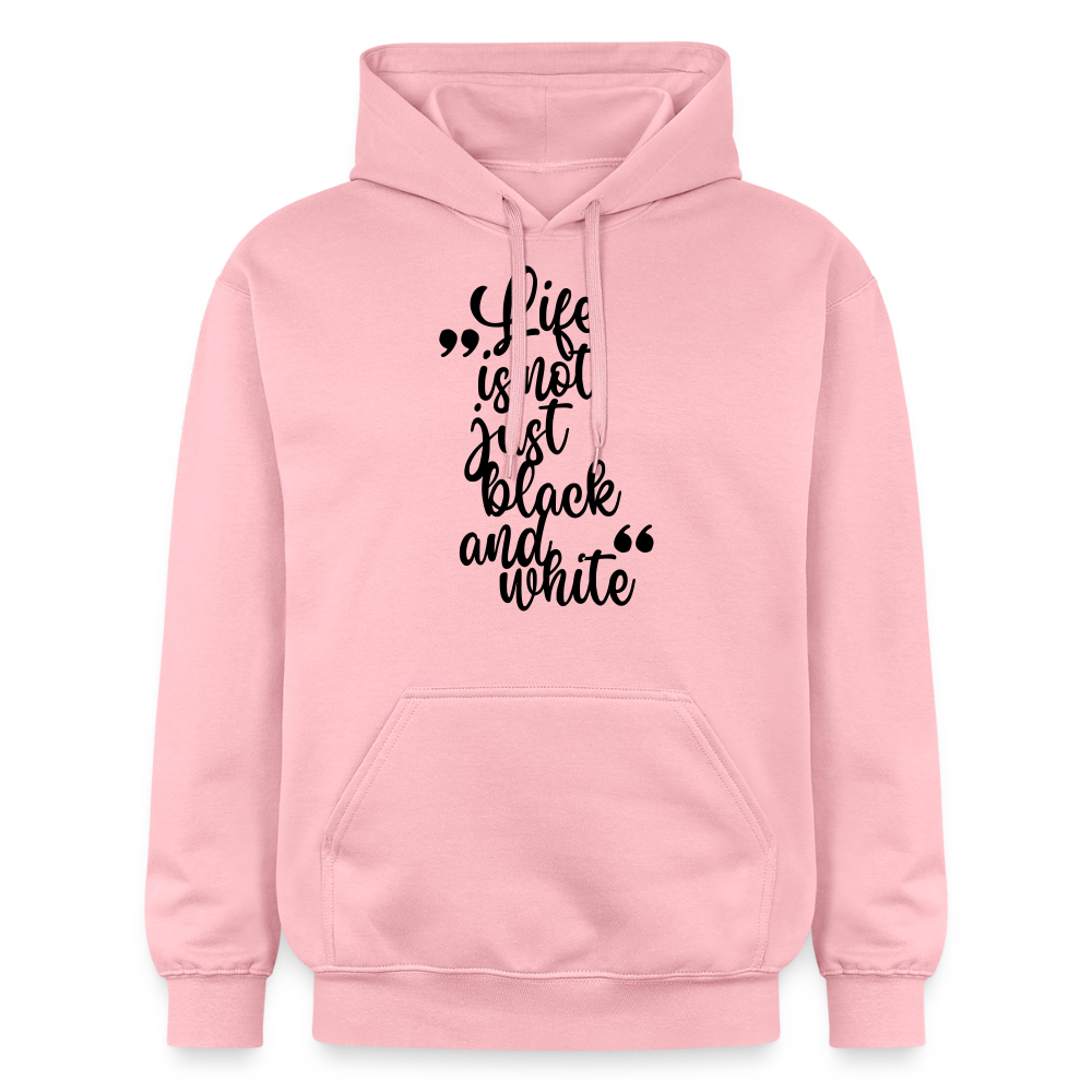 Life is not just black and white Hoodie Black Edition - Hellrosa
