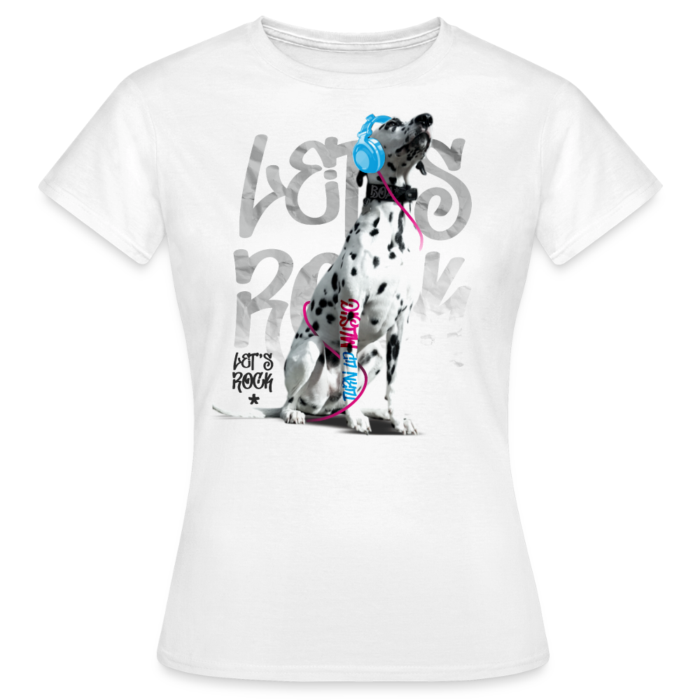 Boa's T-Shirt Let's Rock - Weiß