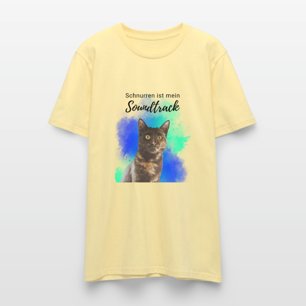 Nala's Unisex T-Shirt Premium Schnurren ist mein Soundtrack Black Edition - Creme