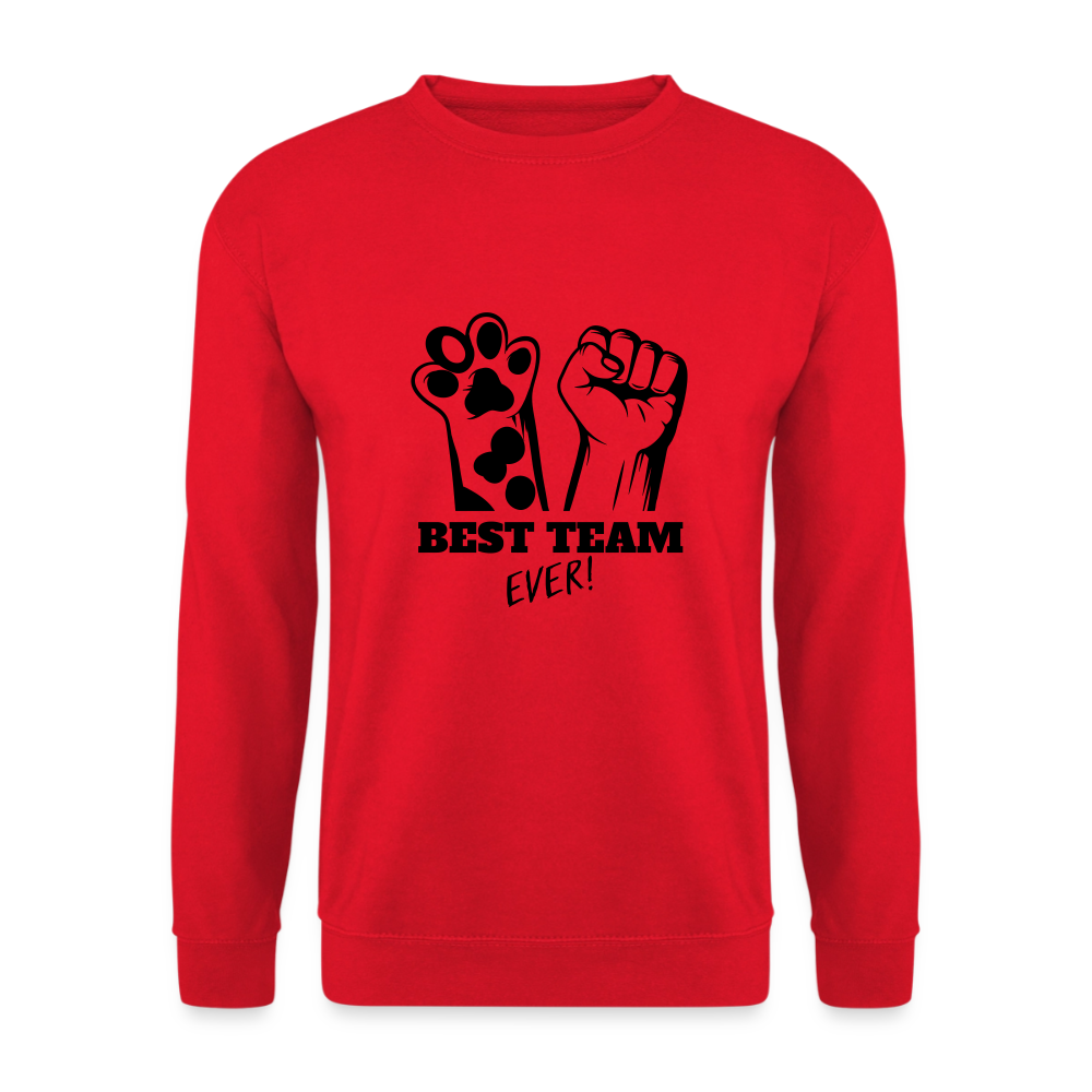Best Team Ever Classic Pullover Black Edition - Rot