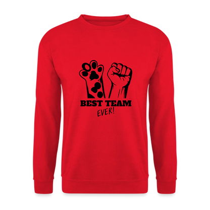 Best Team Ever Classic Pullover Black Edition - Rot