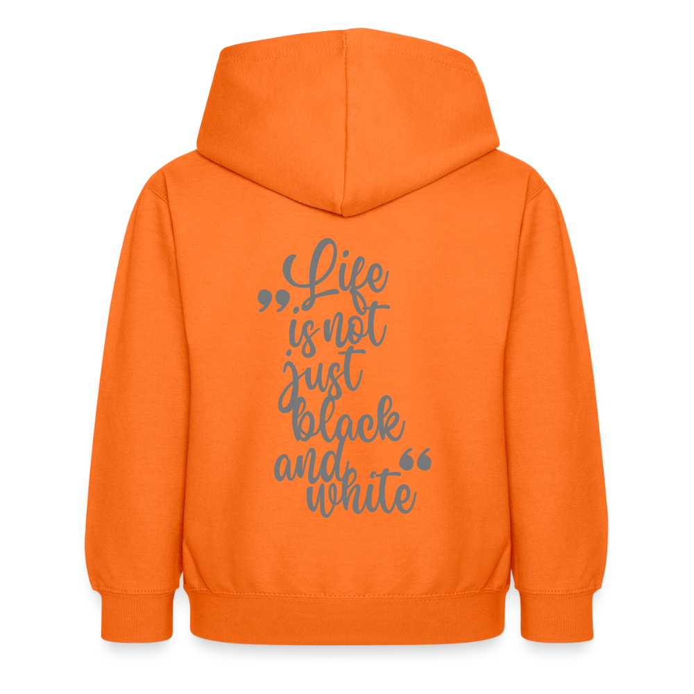 LiNBW. Crew Hoodie Life is not just black and white Edition Grey - LiNBW.