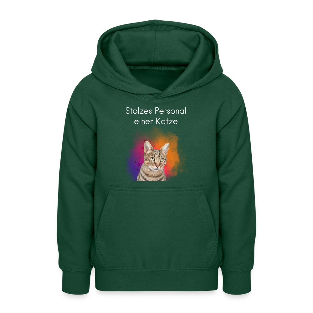Teenager Hoodie - Flaschengrün