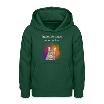 Teenager Hoodie - Flaschengrün