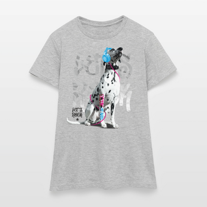 Boa's T-Shirt Let's Rock - Grau meliert