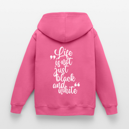 LiNBW. Crew Hoodie Life is not just black and white Edition White - LiNBW.