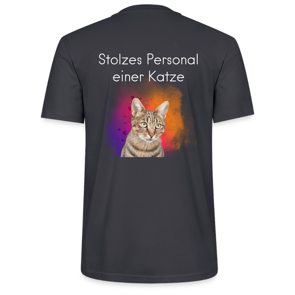 Pedro's Unisex T-Shirt Premium CAT DAD White Edition Stolzes Personal einer Katze - LiNBW.