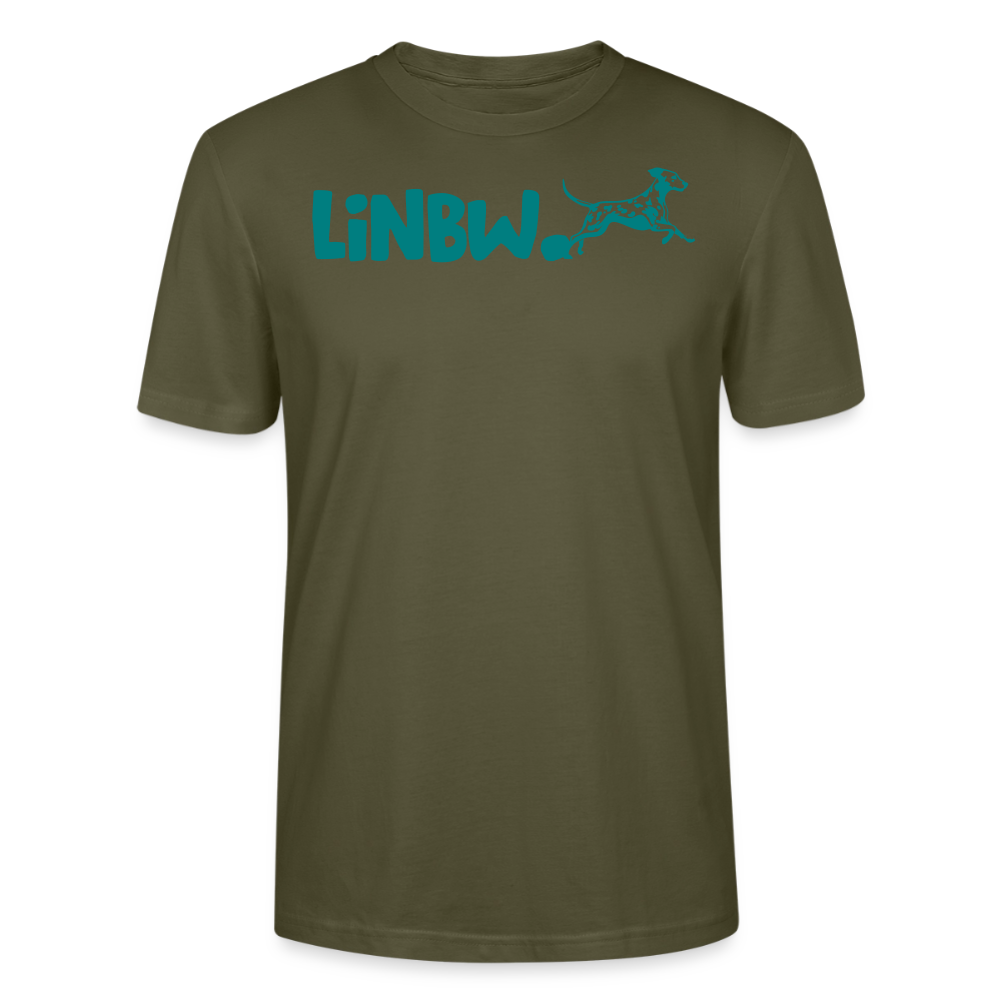 LiNBW. Unisex T-Shirt Premium Crew Blue Edition Life is not just black and white - LiNBW.