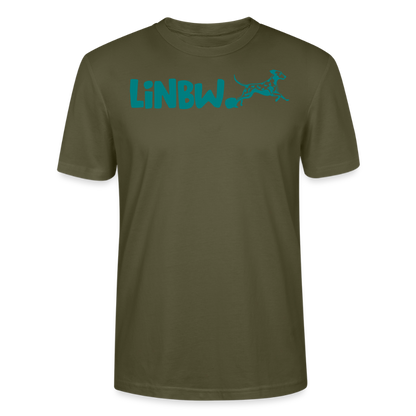 LiNBW. Unisex T-Shirt Premium Crew Blue Edition Life is not just black and white - LiNBW.