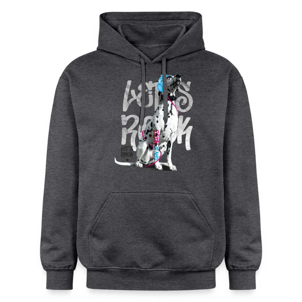 Boa's Hoodie Let's Rock - Dunkelgrau meliert