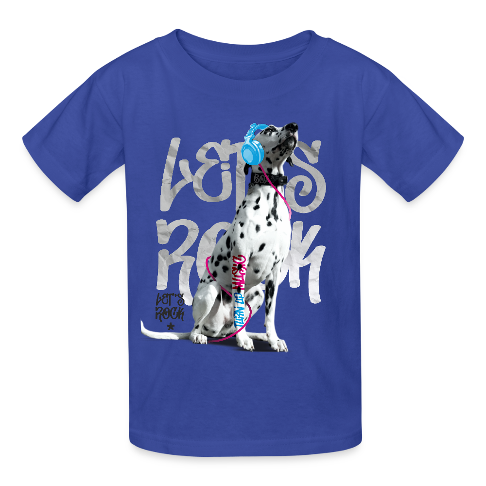 Boa's T-Shirt Let's Rock - Royalblau