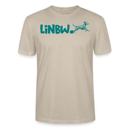 LiNBW. Unisex T-Shirt Premium Crew Blue Edition Life is not just black and white - LiNBW.