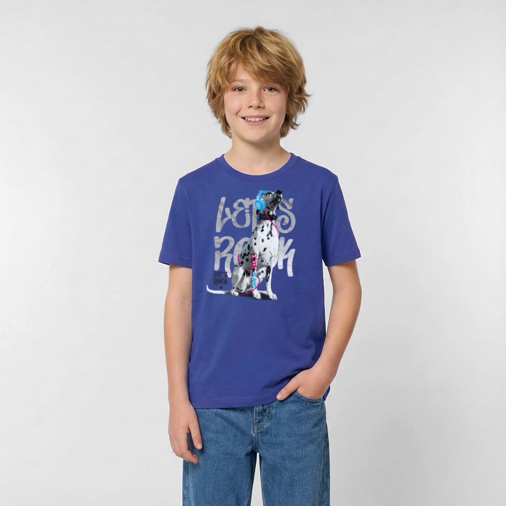 Boa's T-Shirt Let's Rock - Royalblau