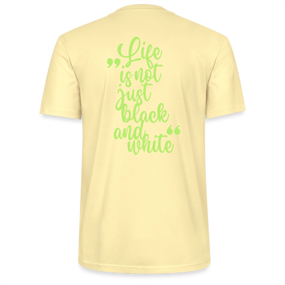 LiNBW. Unisex T-Shirt Premium Crew Green Edition Life is not just black and white - LiNBW.