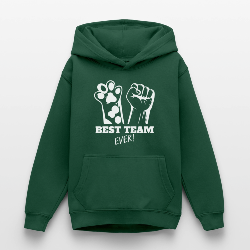 Teenager Hoodie - Flaschengrün