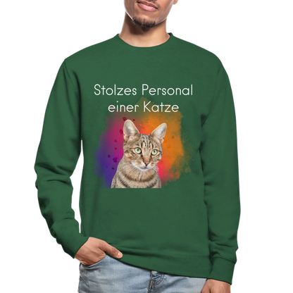 Pedro's Classic Pullover Stolzes Personal einer Katze White Edition - LiNBW.