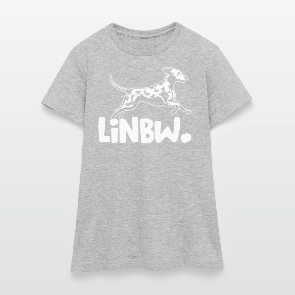 LiNBW. T-Shirt White Edition - Grau meliert