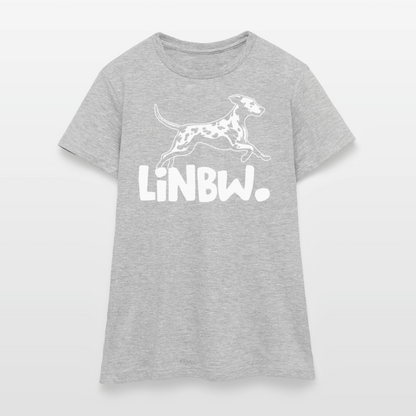 LiNBW. T-Shirt White Edition - Grau meliert
