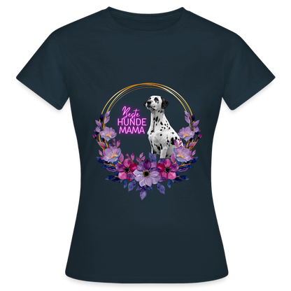 Boa's T-Shirt Beste Hundemama - Navy
