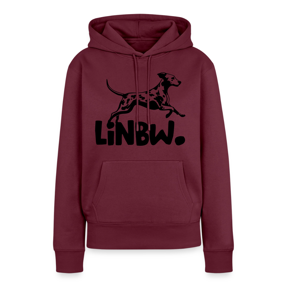 LiNBW. Hoodie Black Edition - Burgunderrot