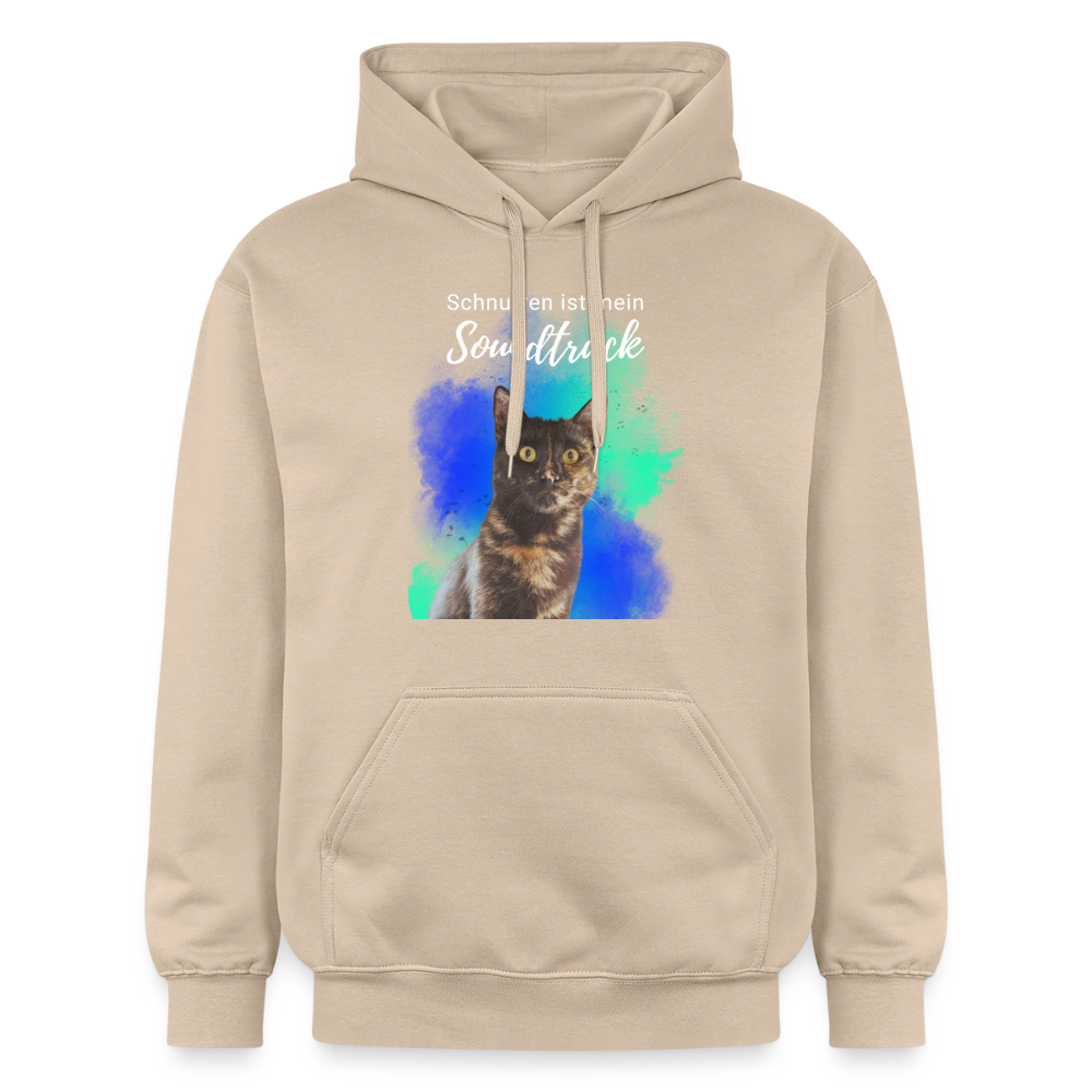 Nala's Hoodie Schnurren ist mein Soundtrack White Edition - Sand