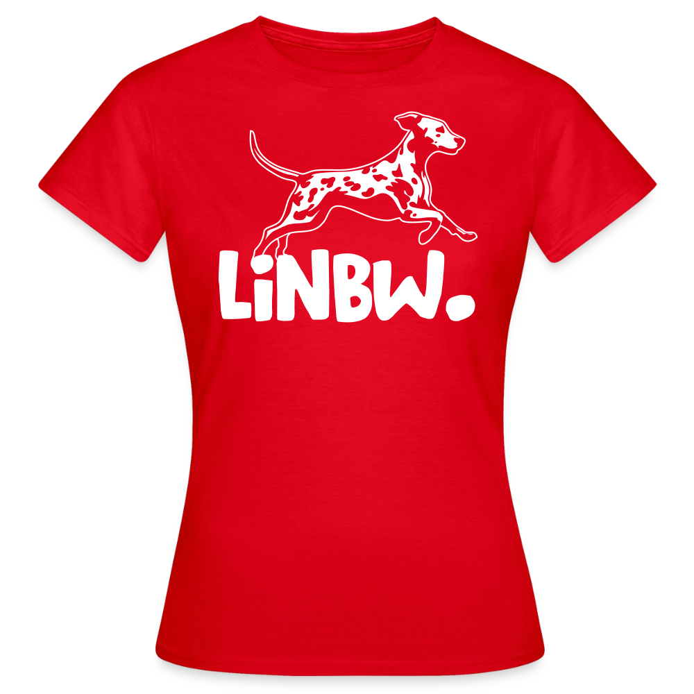 LiNBW. T-Shirt White Edition - Rot