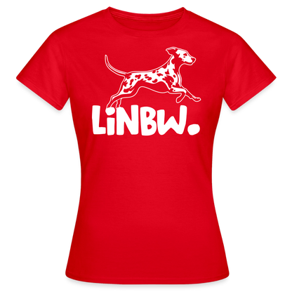 LiNBW. T-Shirt White Edition - Rot