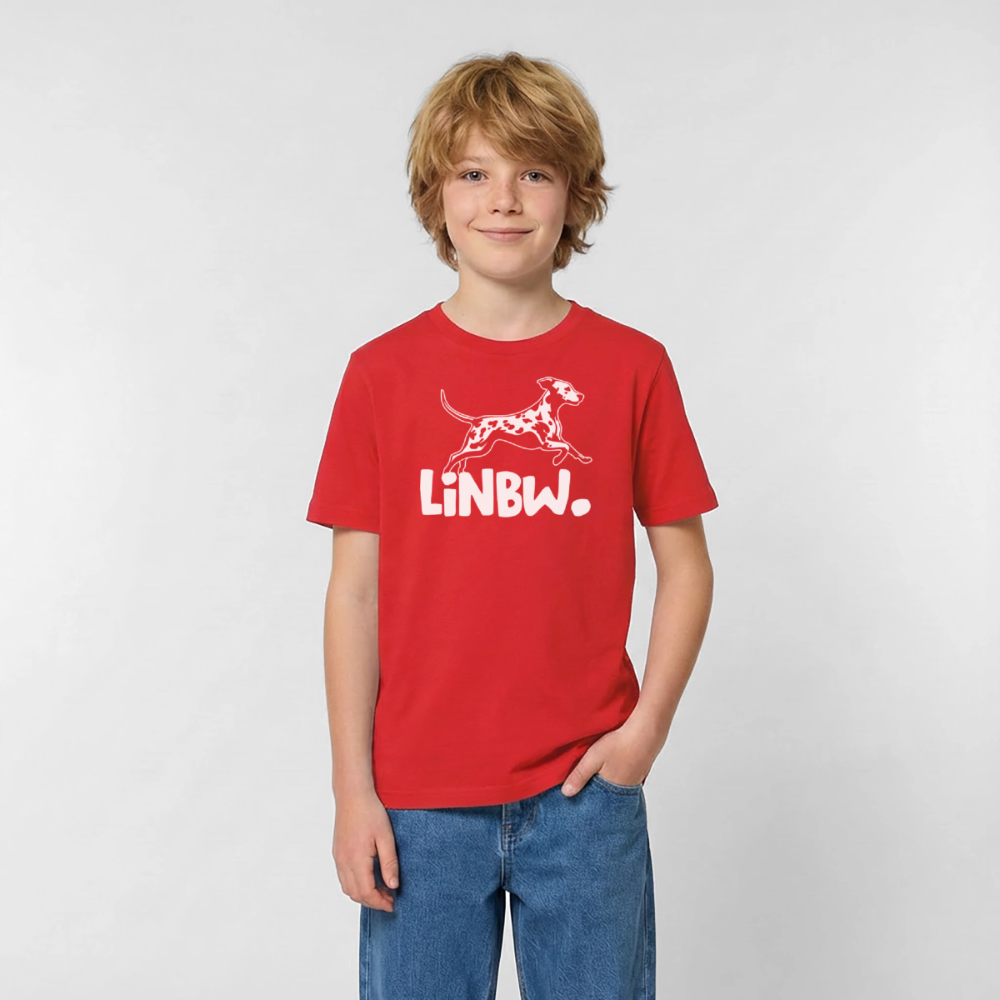 LiNBW. T-Shirt White Edition - Rot