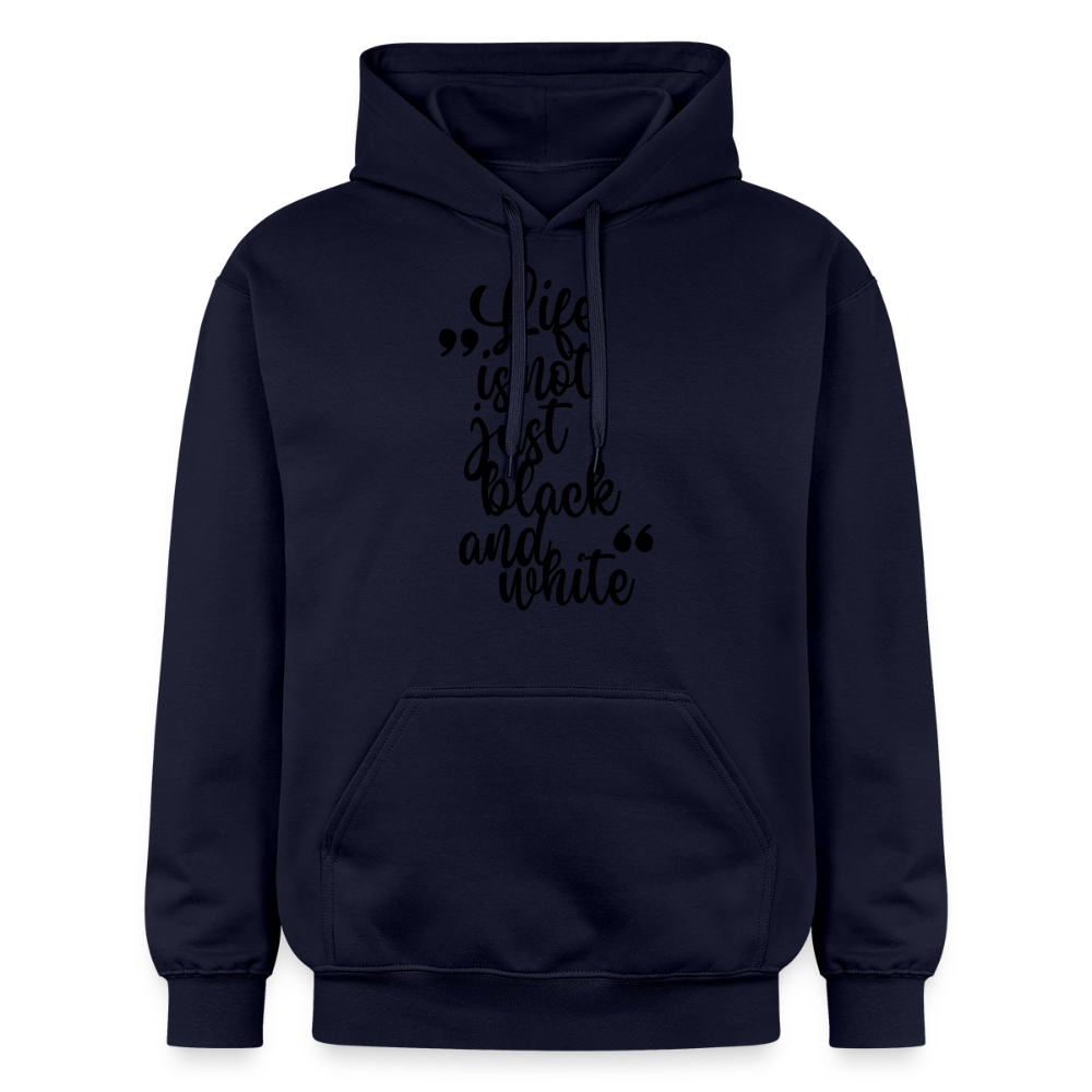 Life is not just black and white Hoodie Black Edition - Navy