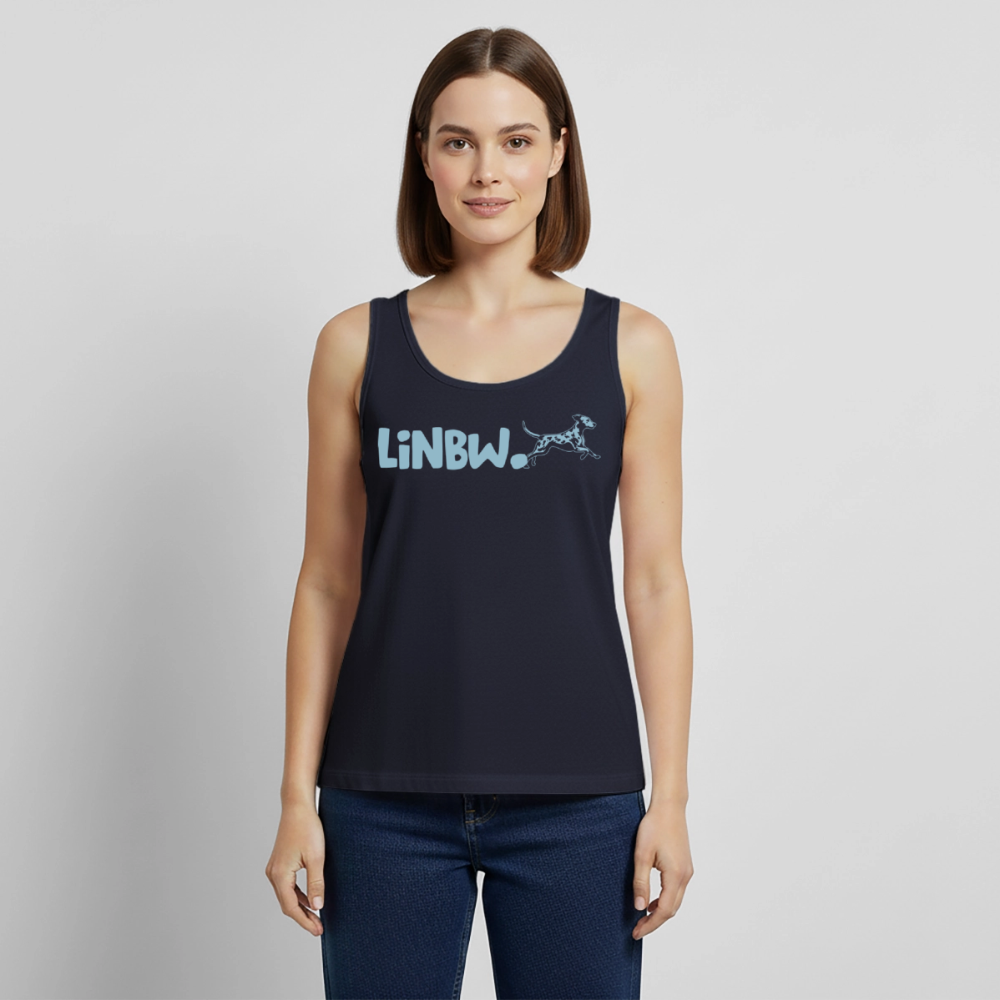 LiNBW. Tank Top Premium Blue Edition Life is not just black and white - Navy