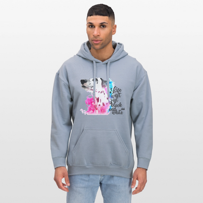 Boa's Hoodie Splash Life is not just black and white Edition Black - LiNBW.