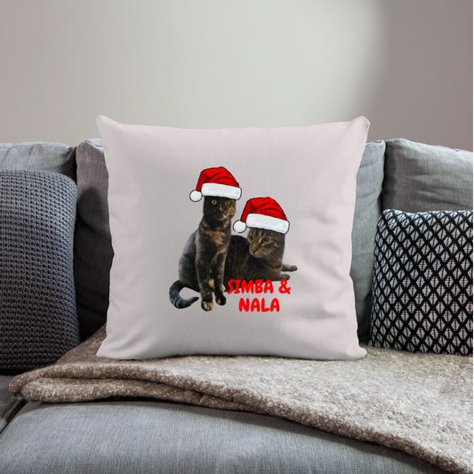 Simba´s und Nala´s Kissen Weihnachtsedition - helles Taupe